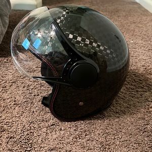 Badass Helmet-Carbon Fiber Size Medium DOT Approved Unisex